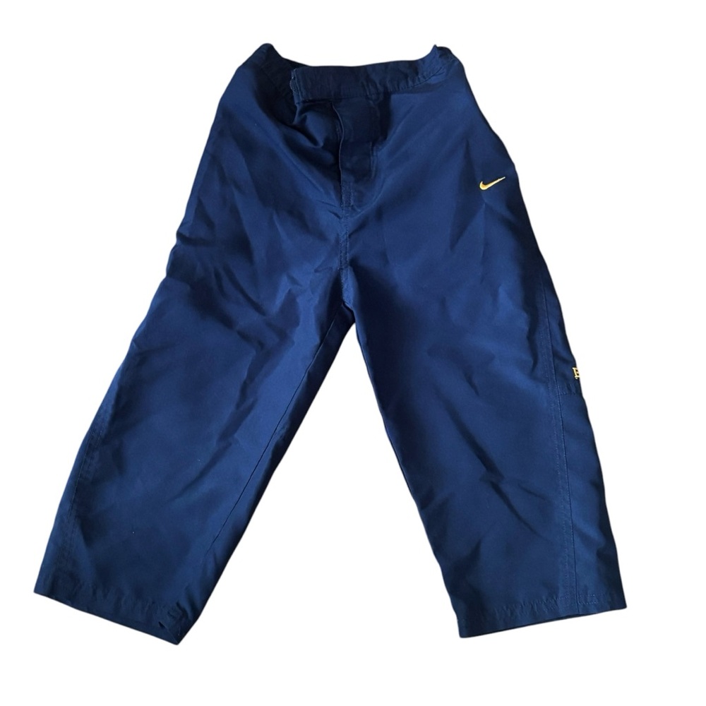 Vintage Nike “Born To Play” Pants | 24 Months | Navy & Yellow | Rare Retro Find